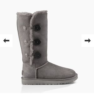 Uggs grey boots Bailey Button Triplet